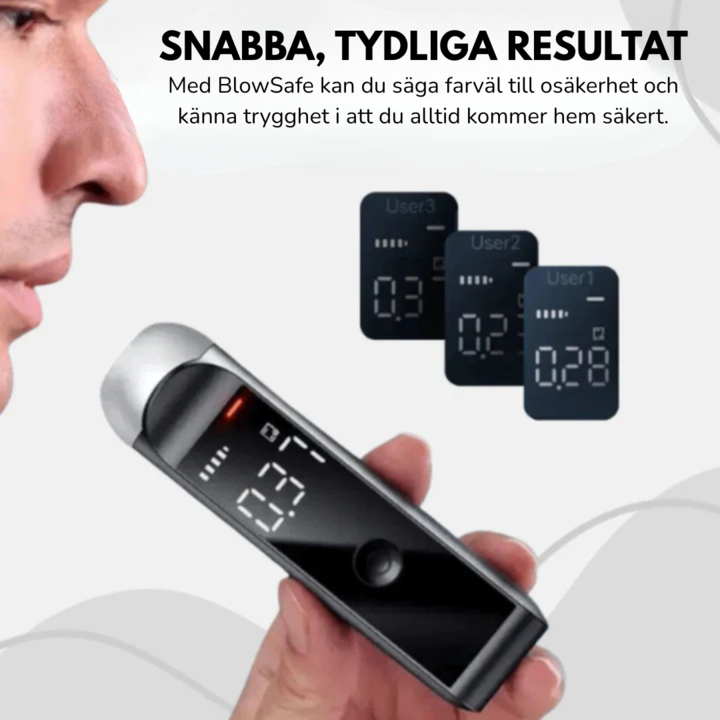 BlowSafe™ - Tillförlitliga mätningar – alltid nära till hands