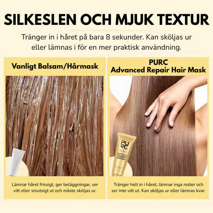PURC Hair Mask – Salongkvalitet, Hemma