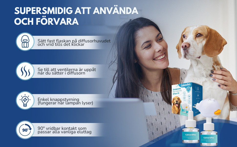 CalmeraPets™ Hunddiffuser + Påfyllning
