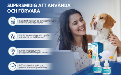 CalmeraPets™ Hunddiffuser + Påfyllning