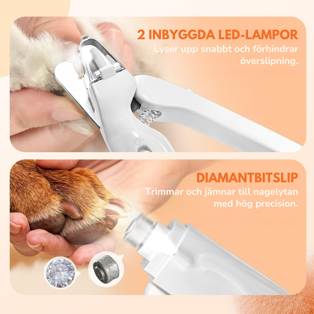 Trimzy™ – 2-i-1 klosax & slipmaskin för hundar och katter