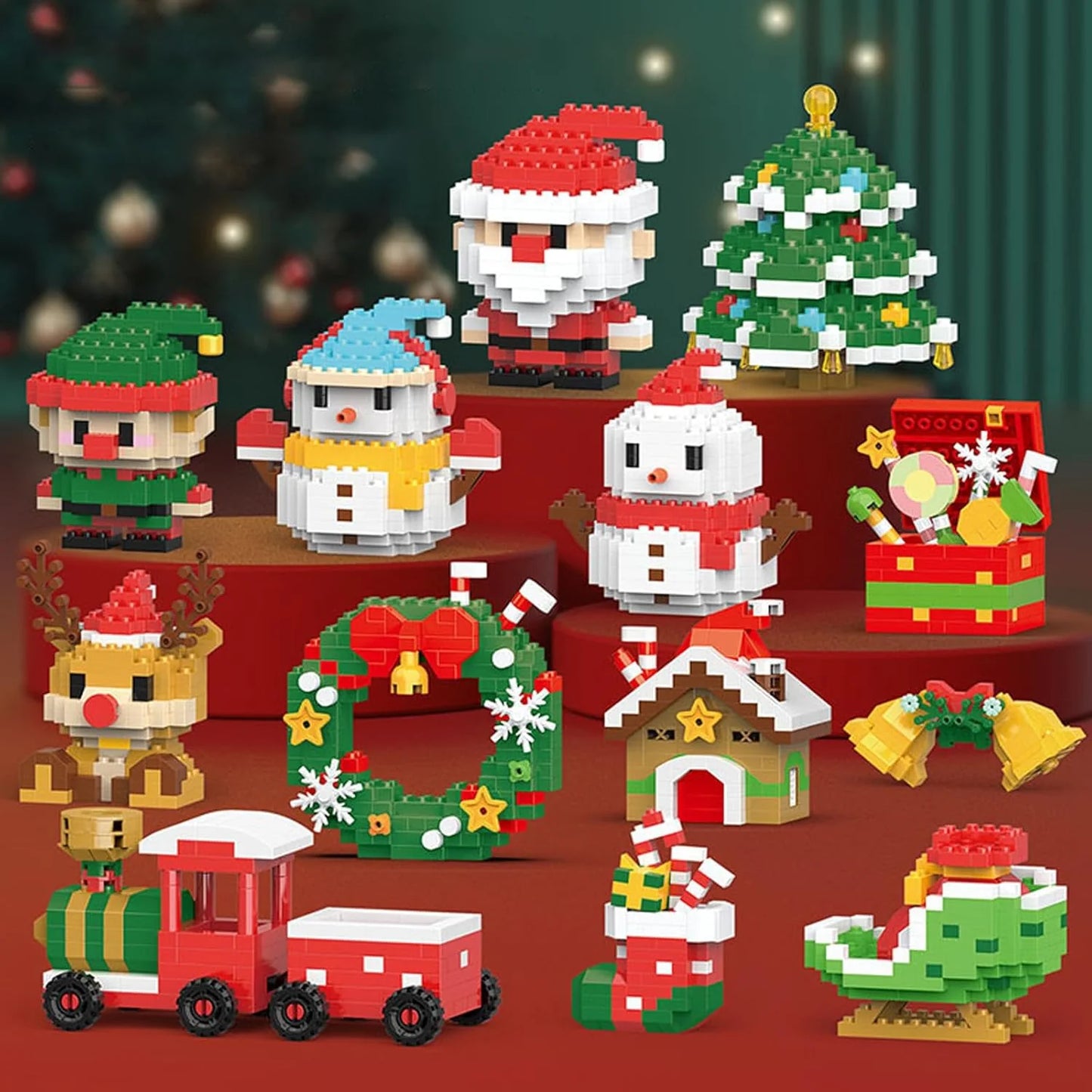 Santa's Building Blocks™ – 12 kreativa julfigurer för familjen. En stor succé förra året, och ännu större i år.