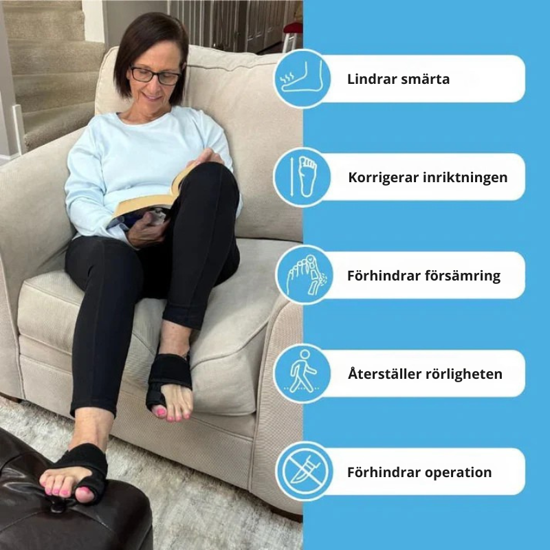Valgux™ Brace: Den Smärtfria Lösningen för Hallux Valgus – Utan Operation!