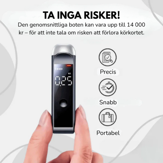 BlowSafe™ - Tillförlitliga mätningar – alltid nära till hands