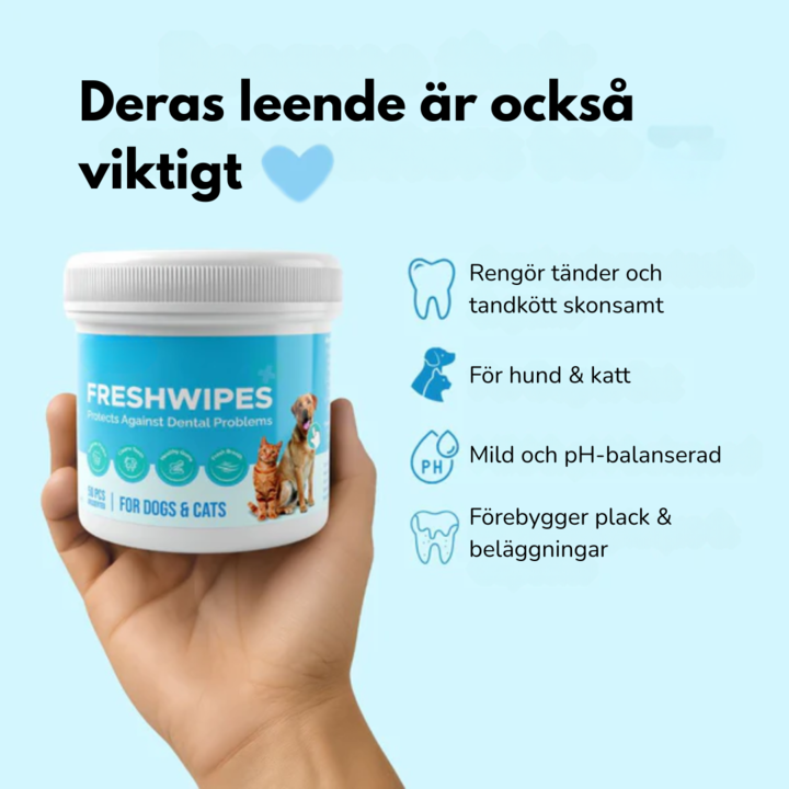 FreshWipes Kit – Skyddar mot problem med tänderna